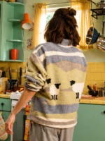 Voicemails For Isabelle Zoey Deutch Sheep Fleece Sweatshirt