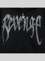 Xxxtentacion Kill Bejeweled Crystal Polyester Hoodie