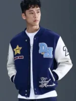 Yu-Gi-Oh x Nike Destroyer Full-Snap Varsity Bomber Jacket