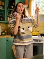 Zoey Deutch Movie Voicemails For Isabelle 2026 Sheep Fleece Sweatshirt