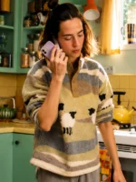 Zoey Deutch Movie Voicemails For Isabelle Sheep Fleece Sweatshirt