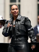 alicia keys Pelle Pelle jacket