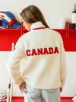 canada heated rivalry sherpa jacket