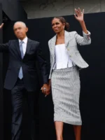 presidential Center Dedication Ceremony Michelle Obama Blazer