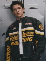 2026 Ralph Lauren Racing Tom Holland Leather Jacket