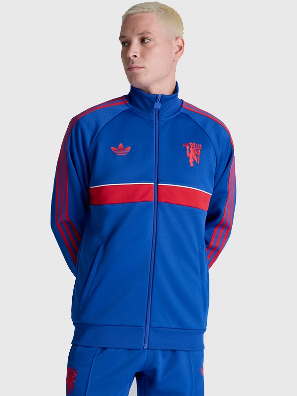 Adidas Manchester United 2026 Blue Zip Up Track Jacket Adidas Manchester United 2026 Blue Zip Up Track Jacket