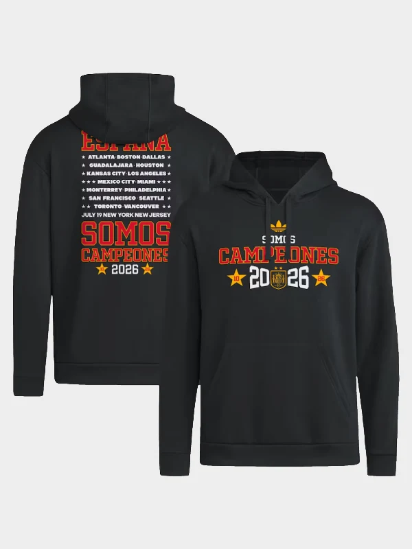 Adidas Spain 2026 FIFA World Cup Champions Somos Campeones Hoodie Adidas Spain 2026 FIFA World Cup Champions Somos Campeones Hoodie