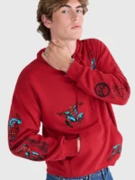 Aeropostale Marvel Spider Man Comic Red Hoodie
