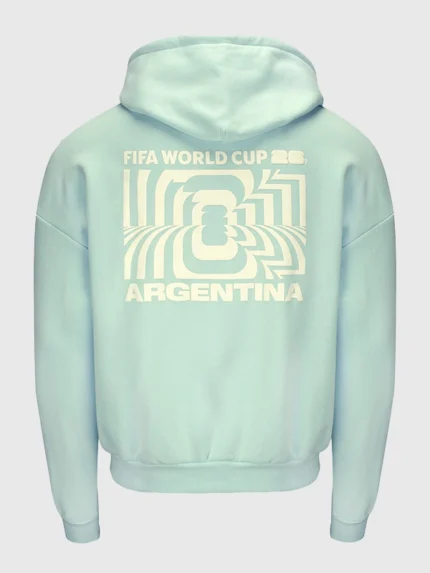 Argentina 2026 FIFA World Cup Sky Blue Puff Hoodie
