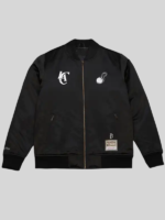 BTS SUGA Clippers Glitch Bomber Jacket