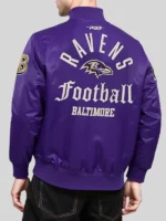 Baltimore Ravens Modern Originals Purple Satin Jacket