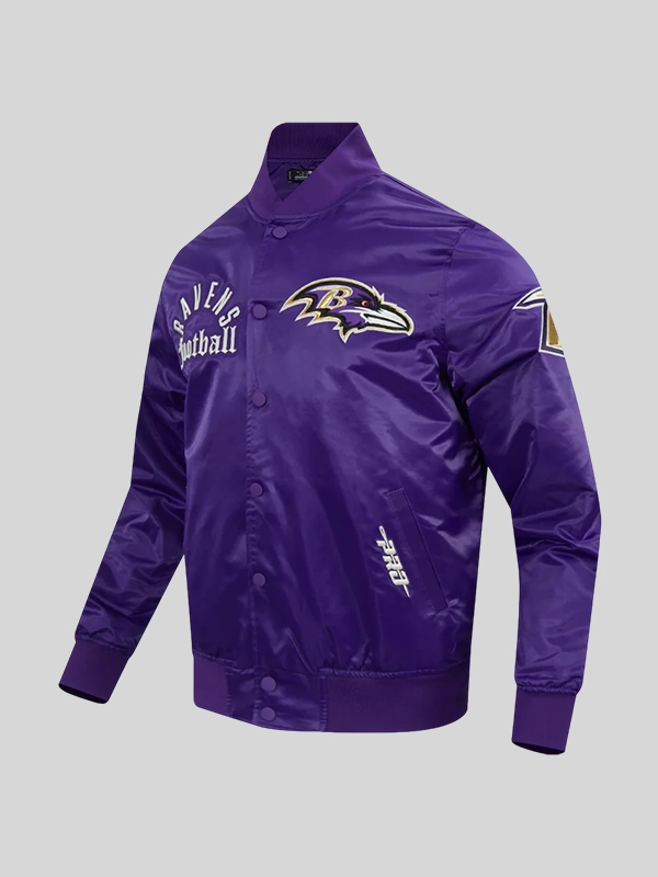 Baltimore ravens modern originals purple satin jacket mens Baltimore ravens modern originals purple satin jacket mens