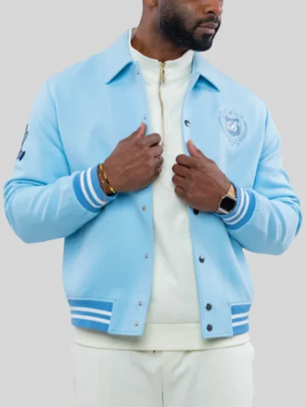 Bogart Heritage Varsity Jacket Blue