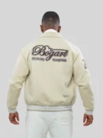 Bogart heritage varsity jacket Beige