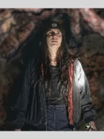 Bone Keeper Sarah T.Cohen Black Bomber Jacket