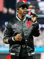 Boyz II Men MLB All-Star Game 2026 Black Satin Jacket