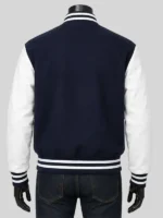 Cal Navy Blue and White Varsity Jacket