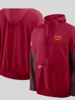 Commanders Nike Sideline Anorak Burgundy Jacket