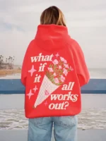 Dandy What If Oversized Lux Hoodie Red