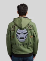 Doctor Doom Army Hooded Green Varsity Jacket