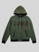 Doctor Doom Army Hooded Varsity Jacket