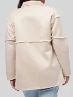 Dolly Weaver Marshals Tv Series Ellyn Jameson Cream Shearling Jacket