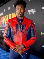 Dominique Barrett Spider-Man Red Leather Jacket