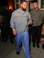 Drake New York City Prada Mohair Grey Wool Jacket