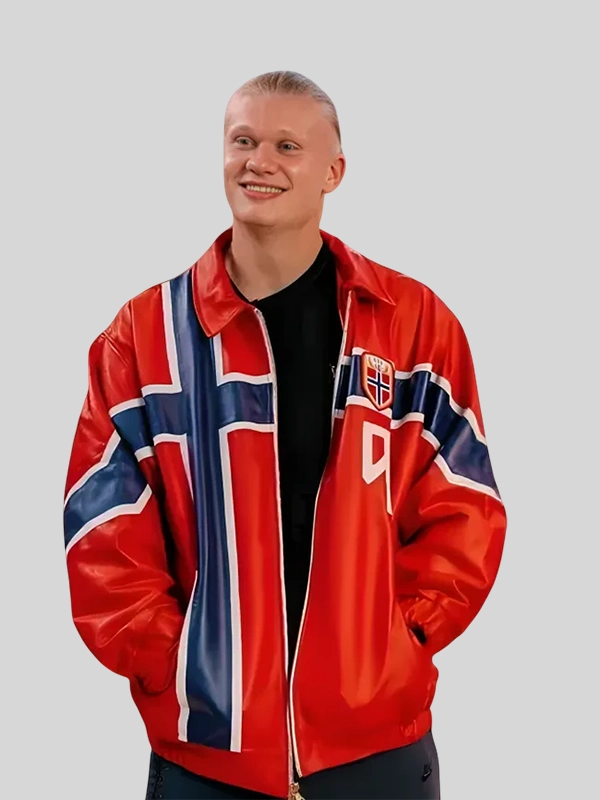 Erling Haaland Norway Red Jacket Erling Haaland Norway Red Jacket