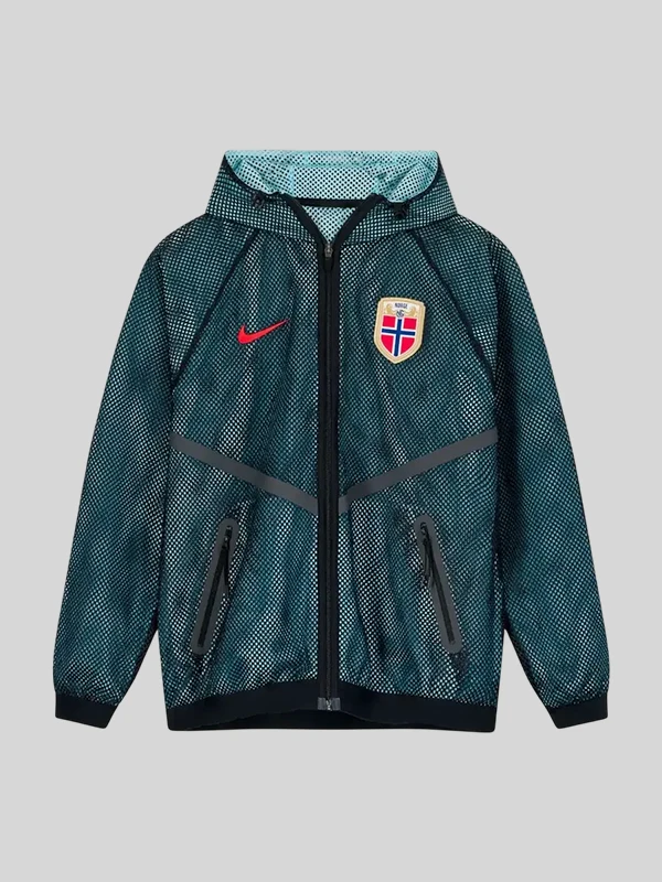 FIFA 2026 Erling Haaland Norway Anthem Mesh Jacket FIFA 2026 Erling Haaland Norway Anthem Mesh Jacket