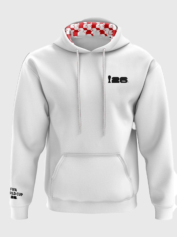 FIFA World Cup 2026 England White Hoodie FIFA World Cup 2026 England White Hoodie