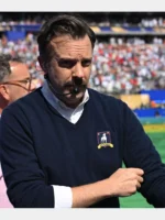 FIFA World Cup Jason Sudeikis Halftime Show Ted Lasso Sweater
