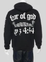 Fear of god x jay 4.44 tour hoodie black