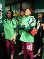 Full Zip Adidas Mexico Training Jacket in Green