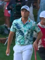 Golfer Viktor Hovland 2026 Hawaiian Championship Polo Blue Shirt