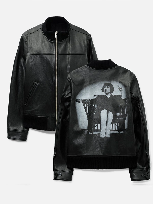 HBX Cindy Sherman Untitled 16 leather zipper jacket HBX Cindy Sherman Untitled 16 leather zipper jacket
