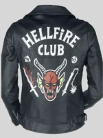 Hellfire Club Stranger Things Black Costume Jacket