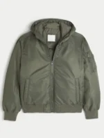 Hollister Bomber Jacket Faux Fur
