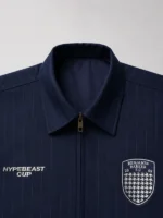 Hypebeast Cup x Benjamin Barker Navy Blue Jacket