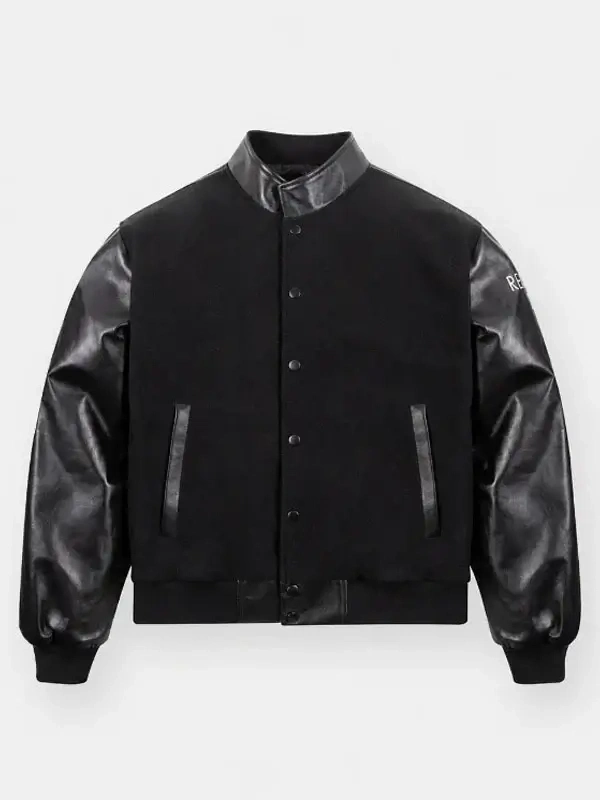 JAY Z30 Roc A Fella Records Reasonable Doubt Black Wool Varsity Jacket JAY Z30 Roc A Fella Records Reasonable Doubt Black Wool Varsity Jacket