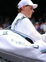 Jannik Sinner white Open-Hole Mesh Jacket