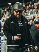 Jason Momoa All Blacks Adidas Bomber Jacket