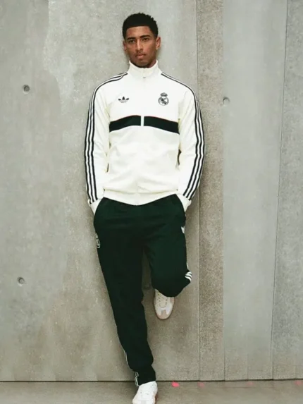 Jude Bellingham EA FC 27 Adidas Real Madrid Tracksuit White