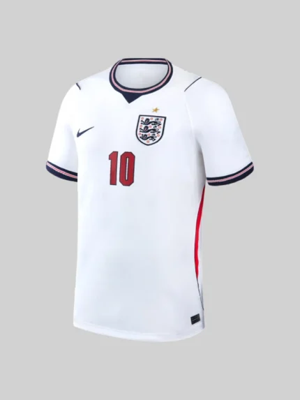 Jude Bellingham England National Team Nike 2026 Home Stadium Replica Jersey - White