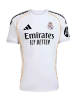 Jude Bellingham Real Madrid Adidas 2025-26 Home Replica Jersey - White