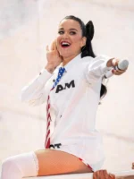 Katy Perry Concert at Cardiff Castle 2026 In Cardiff Wales White Shirt