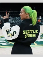 Kayce Kirihara WNBA Seattle Storm Team Cropped Jacket