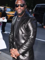 Kevin Hart 72 Hours Black Leather Blazer