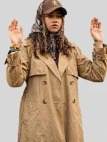 Kiara Carrera Outer Banks S5 Trench Coat