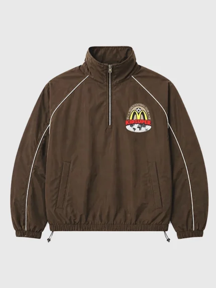 Kidsuper x Mcdonals 2026 World Football Club Brown Track Jacket
